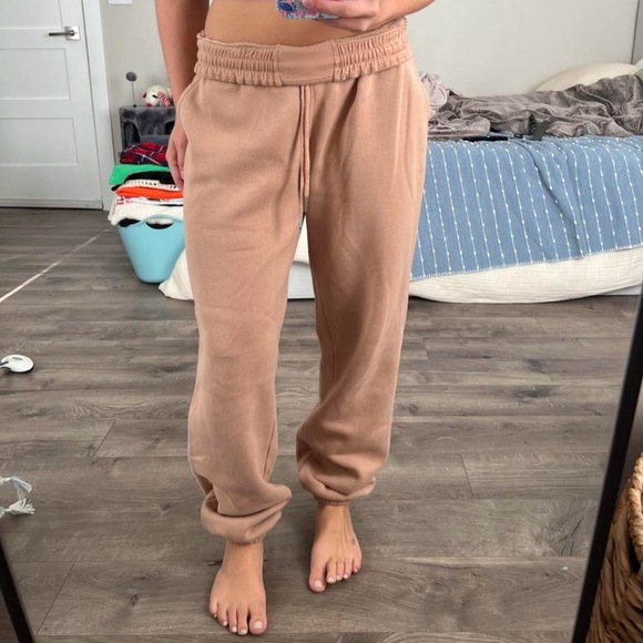 Abercrombie & Fitch Pants - 🫎ABERCROMBIE Soft A&F Max Essentials Soft Tan/Camel Sweatpant Jogger - Small